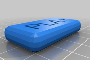Этикетка PLA+ с местом для магнита 10х3 мм....