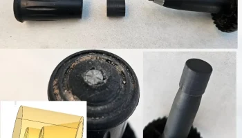 Колпачок для походных палок, чтобы притупить шип резинов...