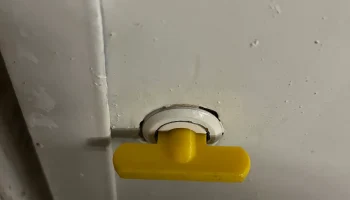 Ключ для штыревого замка панели