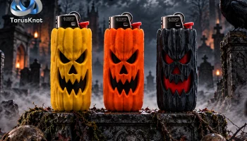Обложка для зажигалки Jack-o'-Flame BIC - выпуск для Хэл...