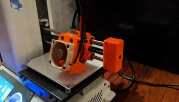 Концевой блок натяжного ролика оси Monoprice Mini X