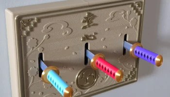 Крышка выключателя света Katana 3-клавишная Decora... 2