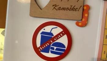 Не ешь! /Нежер/ Магнит на холодильник...