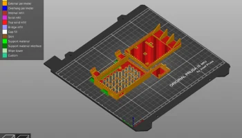 Случай Raspberry pi 3B+ для луча 3030 (Octopi) 4