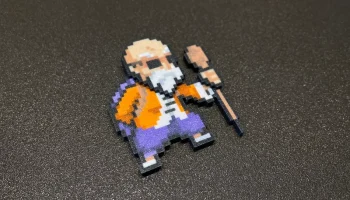 Мастер Роши Dragon Ball Z Разноцветный магнит......