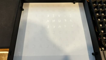 Пластина-рассеиватель для Word Clock 1