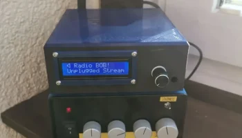 Корпус для интернет-радио MP3 с ESP32