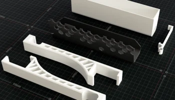 Ender3 V3 KE/SE Крепление и рассеиватель световой балки
