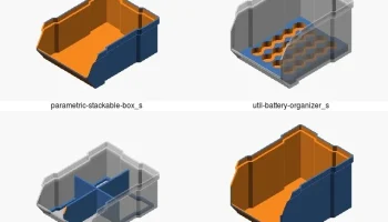 Параметрические лотки для мелочей (OpenSCAD) 1
