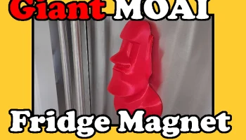 Гигантский магнит на холодильник MOAI......