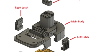 Правильный адаптер аккумулятора Makita-Ryobi 18 В 2