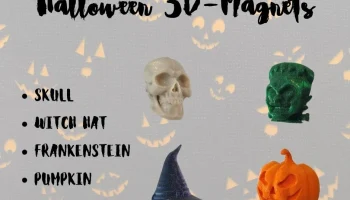 Магниты на Хэллоуин (набор из 4 шт.)...