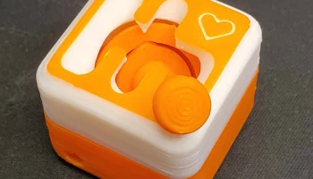 Настраиваемый брелок Stickshift Fidget (гироскопический и... 2