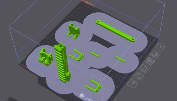 Регулируемый подъемник Leedle - STL отдельных деталей