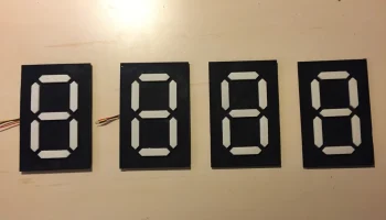 7-сегментные часы NeoPixel 4