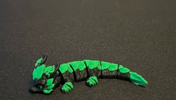 Flexi Shadowgrove Dragon, милое шарнирное существо 5