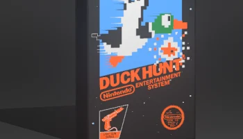 8-битная светодиодная лампа Duck Hunt NES в стиле ретро