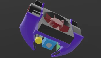 Anycubic Kobra Go Neo Part Cooler Fan Ducts V.1 6