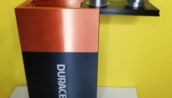 Контейнер для батареек Duracell 9 В 6