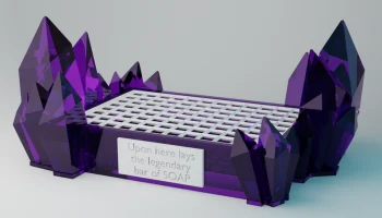 Хрустальная мыльница Хрустальная мыльница