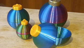 Сюрприз внутри! Рождественские игрушки с завинчивающейся ...