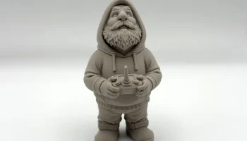 Фигурка гнома с радио 1