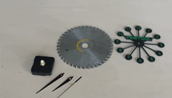 Часы с пильным полотном Festool Upcycling 1