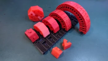 Угловой блок fischertechnik 45&deg; (Винкельштейн 45&deg;)