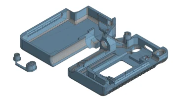 H1 - корпус для Heltec V3 под управлением Meshtastic CAD 1