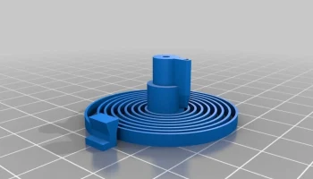 Печатная пружина Escapement Spring для 3D-печатных механ...