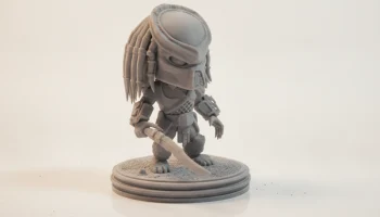 Фигурка Хищника-Чиби-Охотника за пришельцами, 3D-печать 3