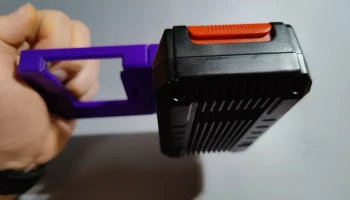 Прочный настенный держатель для батареек Einhell. 3