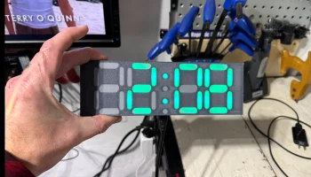 ESP32 Семисегментные цифровые часы с одинарной печатью -... 3