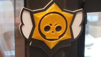 магнит с логотипом brawlstars