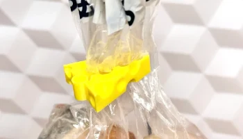 Tiny Cheese Clip (быстрый и симпатичный зажим для сумки ... 1