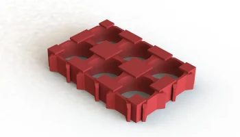 20700 2x3 3S2P Держатель литий-ионного аккумулятора