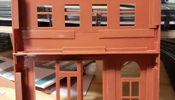 Строкер's 1/32 Slot Car декорации, боковые стенки здания... 2