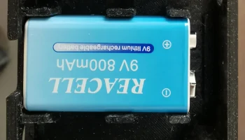 Внешний аккумулятор 9 В для активных гитар. 1