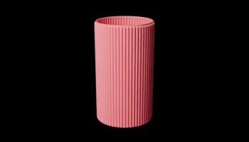 Ребристый горшок/держатель для ручек Vase Mode... 1