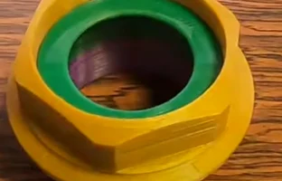 Сборка стопорной гайки BBS RS CAP 1