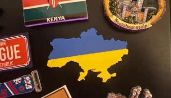 Магнит на холодильник с флагом Украины...... 2