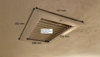 Магнитная крышка вентиляционного отверстия HVAC 5