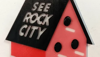 См. Rock City (булавка/магнит).