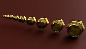 Стандартная резьбовая заглушка BSPP (G 1/8" - G 2") / &Scaron;e... 1