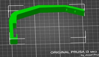Prusa I3 MK3S ремикс для крепления светодиодной балки