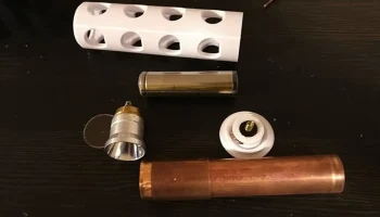 Корпус фонаря с медным радиатором для вставки светодиодо... 1
