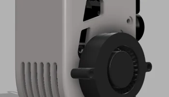 Корпус/крышка хотэнда Ender 3 V3 SE Вентилятор 5015