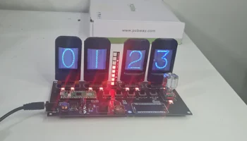 Крышка LCD st7735 Nixie Clock 5