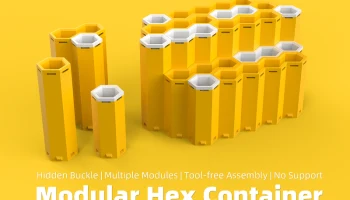 Модульный шестигранный контейнер...