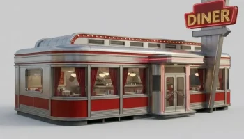 Искусство 50-х - Придорожная закусочная "Американа" - 3 В... Искусство 50-х - Придорожная закусочная "Американа" - 3 В...